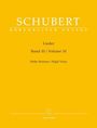 Franz Schubert: Lieder, Band 10 für hohe Stimme, Buch