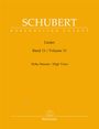 Franz Schubert (1797-1828): Lieder Hohe Stimme, Noten
