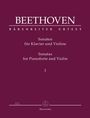 Ludwig van Beethoven: Sonaten für Klavier und Violine, Noten