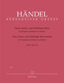 : Neun Amen- und Halleluja-Sätze HWV 269-277 für Sopran und Basso continuo, Noten