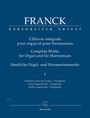 : Sämtliche Orgelwerke und Harmoniumwerke. Bd.1, Noten