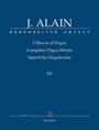 Jehan Alain (1911-1940): Postum veröffentlichte Werke. Suite, Intermezzo, Trois Dances, Noten