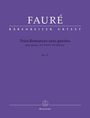 Gabriel Faure (1845-1924): Trois Romances sans paroles für Klavier op. 17, Noten