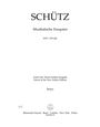 Heinrich Schütz: Musikalische Exequien SWV 279-281, Noten