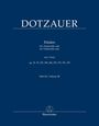 Justus Johann Friedrich Dotzauer: Etüden für Violoncello solo, Noten