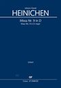 Johann David Heinichen: Missa Nr. 9 in D D-Dur, Noten