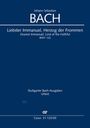 Johann Sebastian Bach: Liebster Immanuel, Herzog der Frommen BWV 123, Noten