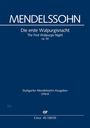 Felix Mendelssohn Bartholdy (1809-1847): Mendelssohn Bartholdy, F: 1. Walpurgisnacht (Klavierauszug), Noten