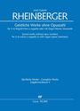 Josef Gabriel Rheinberger: Geistliche Werke ohne Opuszahl für 2-6 Singstimmen a cappella oder mit Orgel/Klavier (Auswahl), Buch
