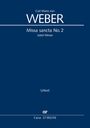 Carl Maria Von Weber: Missa sancta No. 2 (Klavierauszug), Buch