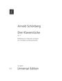 Arnold Schönberg (1874-1951): 3 Klavierstücke op. 11, Noten