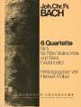 Johann Christoph Friedrich Bach: Sechs Flötenquartette für Flöt, Noten