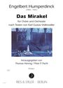 Engelbert Humperdinck: Das Mirakel für Chöre und Orchester, Noten