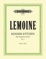 Antoine-Henry Lemoine: Kinder-Etüden op. 37, Buch