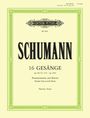 Robert Schumann: 16 Choruses for Women's Choir, Noten