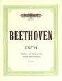 Ludwig van Beethoven: 3 Duos (um 1800), Noten