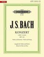 Johann Sebastian Bach: Konzert für Violine, Streicher und Basso continuo a-Moll BWV 1041 / URTEXT, Buch