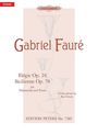 Gabriel Fauré: Elégie c-Moll op. 24 · Sicilienne g-Moll op. 78, Buch