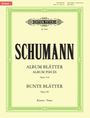 Robert Schumann (1810-1856): Schumann, R: Album Leaves Op. 124 & Bunte Blätter Op. 99, Noten