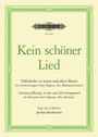 Verschiedene: Das kleine Volksliederbuch für dreistimmigen Chor (SAM), Noten