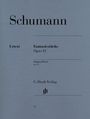 Robert Schumann: Fantasiestücke op. 12 (mit Anhang: WoO 28), Noten