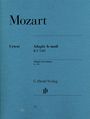 : Adagio h-Moll KV 540, Klavier, Noten