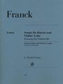 Cesar Franck: Franck, C: Sonate für Klavier und Violine A-dur, Noten
