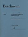 : Beethoven, Ludwig van - Variationen für Klavier und Violoncello, Noten