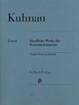Johann Kuhnau (1660-1722): Kuhnau, Johann - Sämtliche Werke für Tasteninstrument, Noten