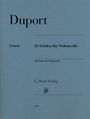 : Duport, Jean-Louis - 21 Etüden für Violoncello, Buch