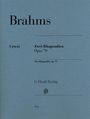 Johannes Brahms (1833-1897): Zwei Rhapsodien op. 79 für Klavier zu zwei Händen, Noten
