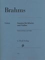 Johannes Brahms: Johannes Brahms - Violinsonaten, Noten