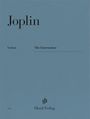 Text: "Joplin", "Urtext", "The Entertainer", "HenleVerlag". Blaues Cover, schlichtes Design, Verlagssymbol unten.