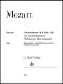Mozart, Divertimenti KV 136–138 für Streichorchester, Viola. G. Henle Verlag, 3425.