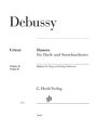 „Debussy, Danse für Harfe und Streichorchester, Urtext, Violine II. G. Henle Verlag, Logo unten.“