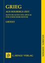 Edvard Grieg: Aus Holbergs Zeit - Suite im alten Stil op. 40 für Streichorchester, Noten