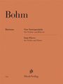 "Bohm. Horizons. Vier Vortragsstücke für Violine und Klavier. Four Pieces for Violin and Piano. HenleVerlag. 8206."