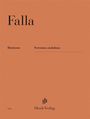 Falla, Horizons, Serenata andaluza, HenleVerlag. Ein einfarbiger Hintergrund mit einem Verlagssignet unten.
