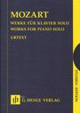 : Werke für Klavier solo - Klaviersonaten I und II, Klaviervariationen, Klavierstücke, Studien-Edition, 4 Bde., Noten