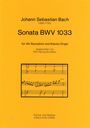 Johann Sebastian Bach: Sonata für Alt-Saxophon und Kl, Noten