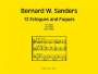 Bernard Wayne Sanders: 12 Eclogues and Fugues für Orgel, Noten