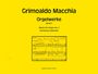 Grimoaldo Macchia: Orgelwerke, Noten