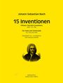 Johann Sebastian Bach: 15 Inventionen BWV 772-786, Noten