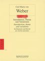 Carl Maria von Weber: Weber, C: Introduktion, Thema und Variationen, Buch