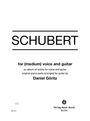 Franz Schubert: Schubert for (medium) voice and guitar, Noten