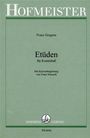 Franz Gregora: Etüden für Kontrabass, Noten