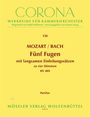 Wolfgang Amadeus Mozart: Fünf vierstimmige Fugen KV 405, Noten