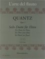 Johann Joachim Quantz: Sechs Duette für Flöten op. 5, Noten