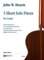 John W. Duarte: 5 Short Solo Pieces for Guitar. Werke von Terry Usher und weitere. Ut Orpheus Logo unten.
