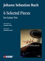 Johann Sebastian Bach (1685-1750): 6 Selected Pieces for Guitar Trio, Noten
